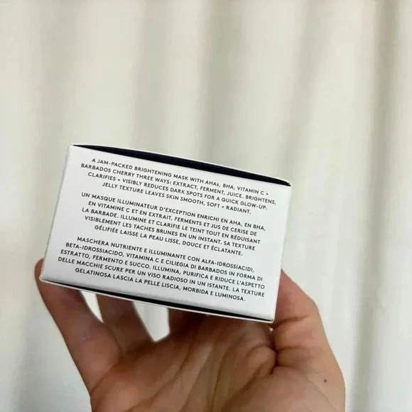 NWT Fenty Skin Cherry Bub BLAH 2 Bright AHA Face Mask - FULL SZ - 2.5 Oz - Picture 5 of 11